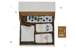 Die Baby Boy "Starter-Box" ist das ideale Geburtsgeschenk. 