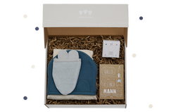 Die Babygeschenkbox für Jungen "Badespaß Premium" ist ein tolles Geschenk zur Geburt.
