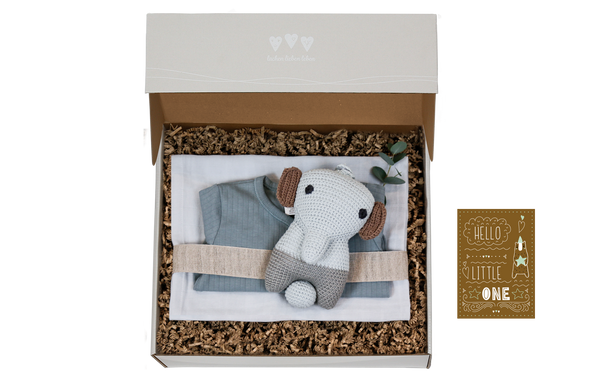 Die Baby "Süße Träume Deluxe-Box" ist ein perfektes Geschenk zur Geburt.