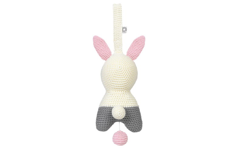 Die Spieluhr Hase Hella in weiß von FRANCK & FISCHER ist ein tolles Geschenk zur Geburt für jedes Baby.