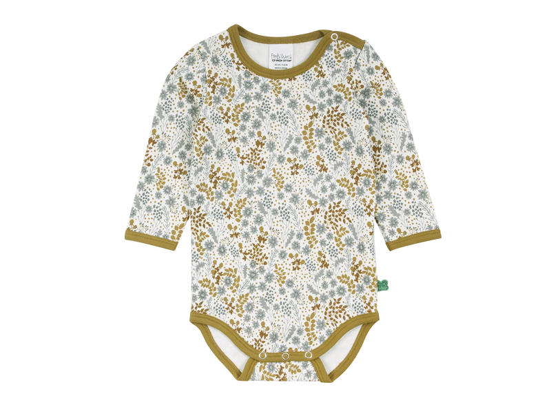 Der Body mit Blumenprint für Mädchen von Freds World ist ein tolles Geburtsgeschenk.