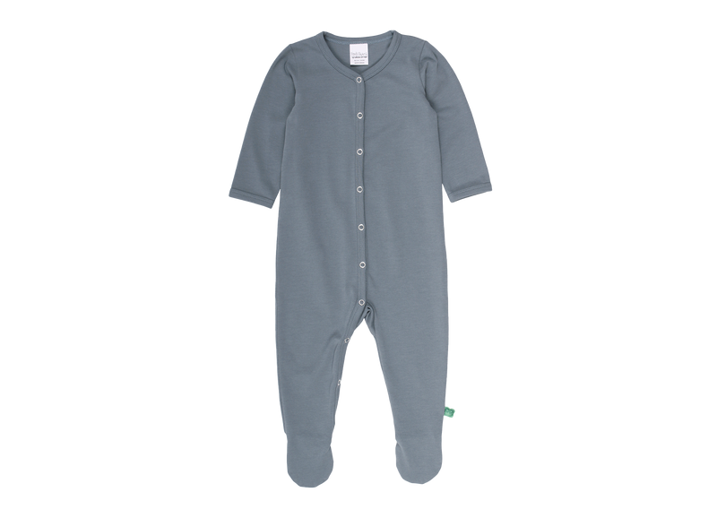 Der Schlafanzug in moosgruen von Freds World ist ein ideales Geburtsgeschenk.