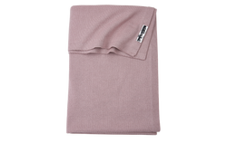 Die Knit Basic Babydecke in flieder von Meyco ist ein schönes Geschenk zur Geburt.