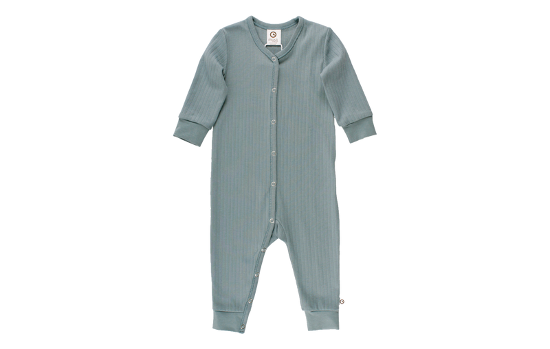 Cozy Bodysuit Strampler in stone green von Müsli