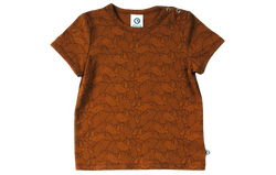 Das T-Shirt Nashorn braun von Muesli ist das perfekte Geschenk zur Geburt.