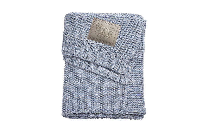 Woezel & Pip Babydecke blau