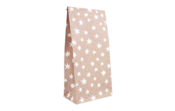 Die Papiergeschenktüte "Sterne" in puderrosa von ava&yves ist ein tolles Weihnachtsgeschenk.