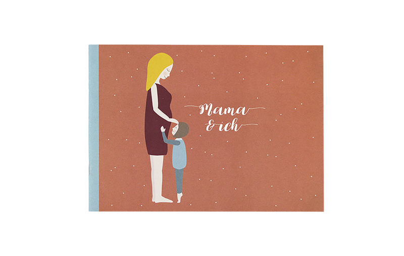 Das "Mama & Ich" Erinnerungsbüchlein von ava&yves bei lachen lieben leben ist ein tolles Geschenk zur Geburt.