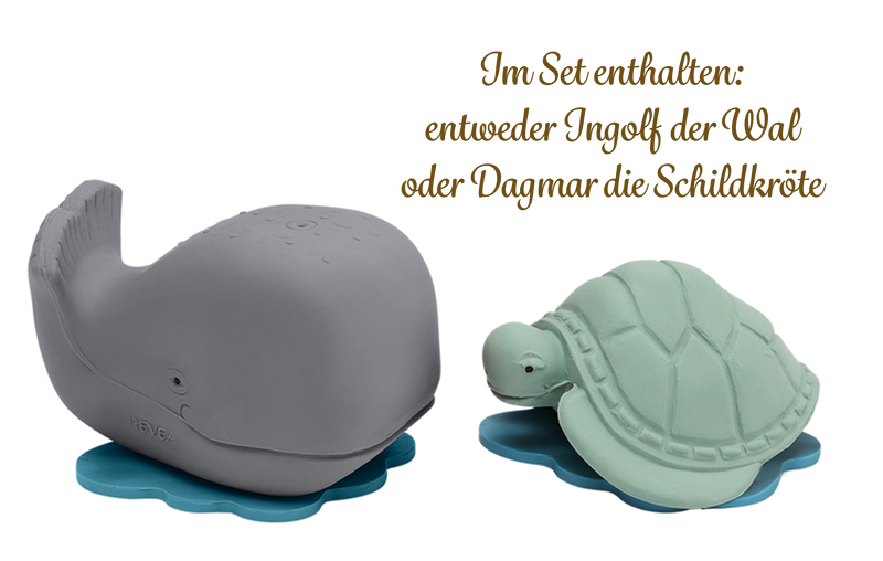 Inogolf der Wald und Dagmar die Schildkröte von Hevea Planet sind ideale Geburtsgeschenke.
