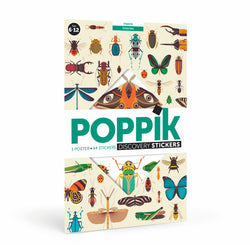 Das Stickerposter "Insekten" von Poppik ist ein tolles Geschenk für Kinder.