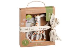 Der Beißring Sophie la girafe in der Geschenkverpackung von Vulli ist ein tolles Geschenk zur Geburt.